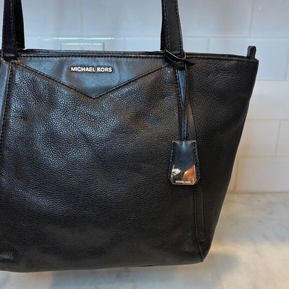 Michael Kors Whitney Large Pebbled Leather Tote Bag - Picture 3 of 16